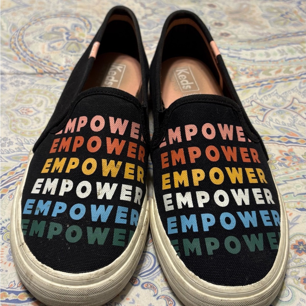 Keds Women's Empower Slip-On Sneakers - Black Multi